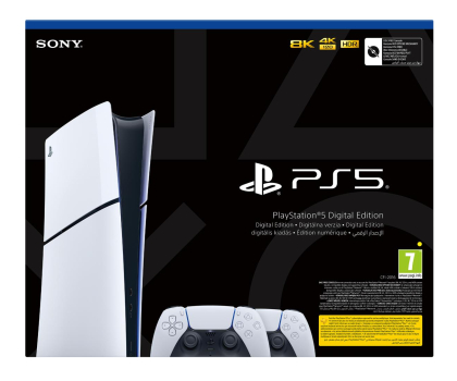 Konsola PS5 SONY PlayStation 5 Slim Digital + DualSense White